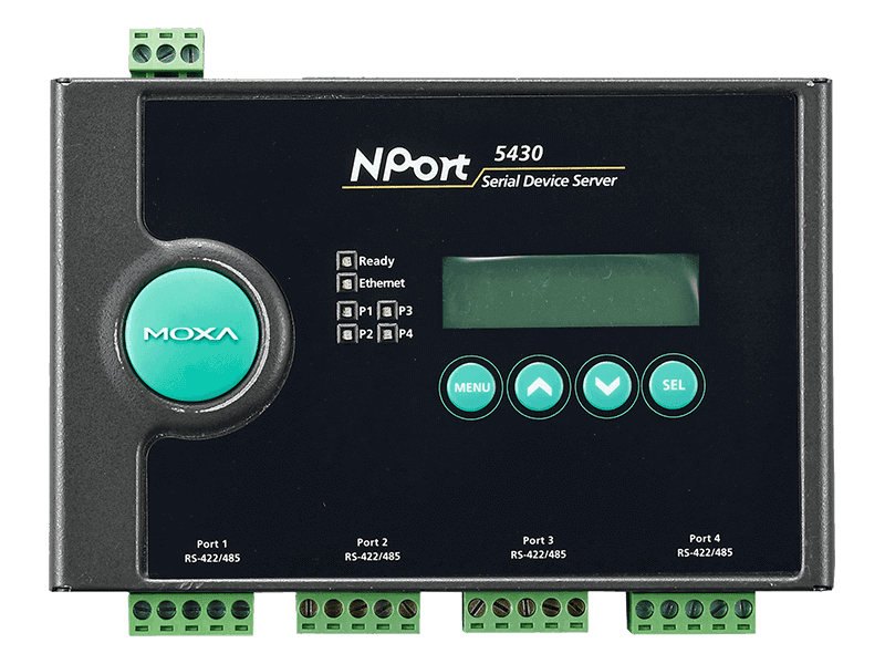 Преобразователь интерфейсов MOXA Nport 5430I (4 порта RS-422/485, Ethernet, 2 kV изоляция)