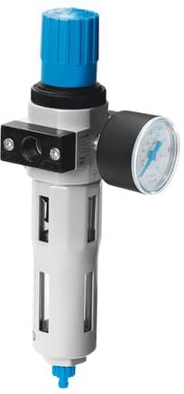 Фильтр-регулятор Festo LFR-3/4-D-5M-MAXI-A, 3/4", 5 мкм, 0.5–12 бар, 7600 л/мин, автоматический слив, металлический корпус