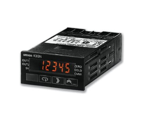Индикатор частоты вращения Omron K3HB-RPB, входы для PNP-сигналов, питание 24 В AC/DC
