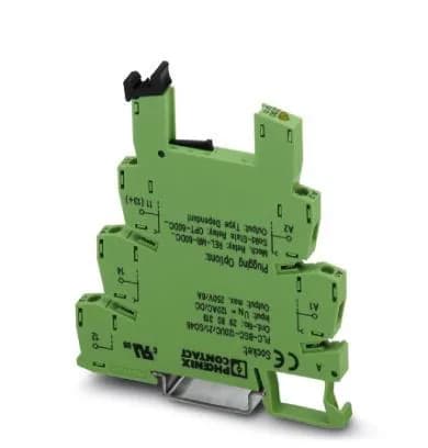 Базовый модуль реле Phoenix Contact PLC-BSC-230UC/21/SO46 2980335, ширина 6,2 мм, винтовые клеммы, для монтажа на DIN-рейку, входное напряжение 230 В AC
