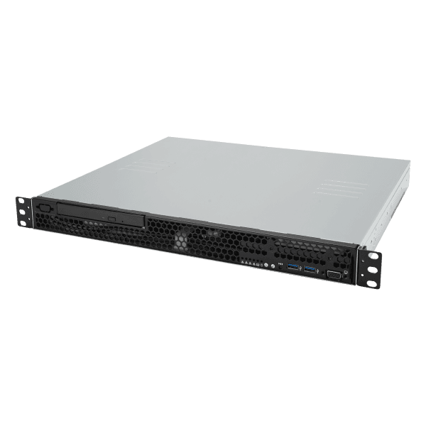 Сервер ASUS RS100-E11-PI2, 1U, Intel Xeon E, поддержка до 64 ГБ DDR4, 2x 3.5"/2.5" отсека, 2x LAN, без блока питания