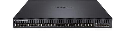 Коммутатор Dell PowerConnect 8024F, 24×SFP+ 10 Гбит/с, 4×10GBASE-T, L3, управляемый