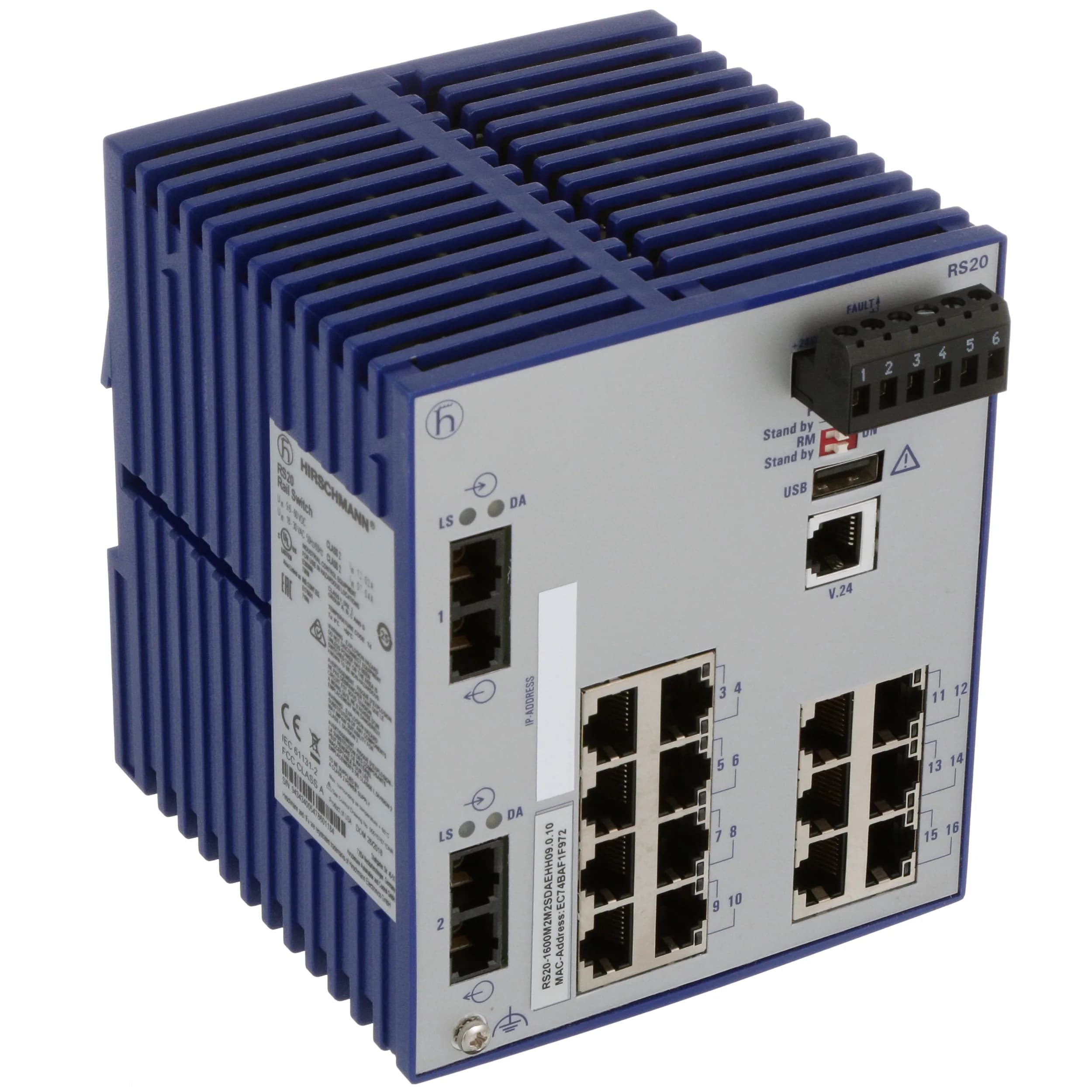 Коммутатор Hirschmann RS20-1600M4M4SDAEHH09.1.00