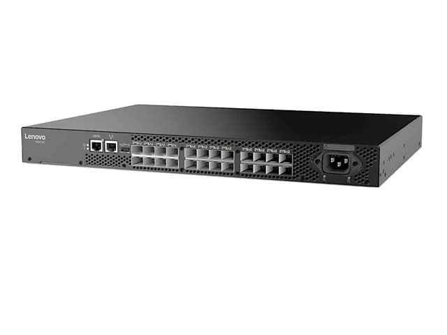 Коммутатор Lenovo ThinkSystem DB610S Rack 1U,24x16Gb SWL SFP,1 PS,24 ports licensed, Rail kit