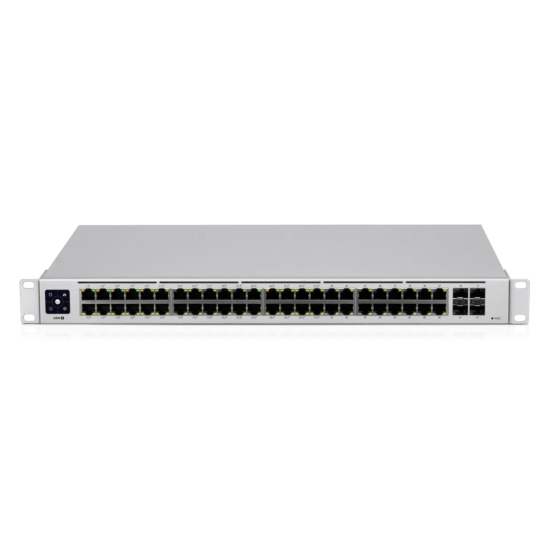 Коммутатор Ubiquiti UniFi Switch USW-48-POE с 48 портами Gigabit Ethernet и поддержкой PoE