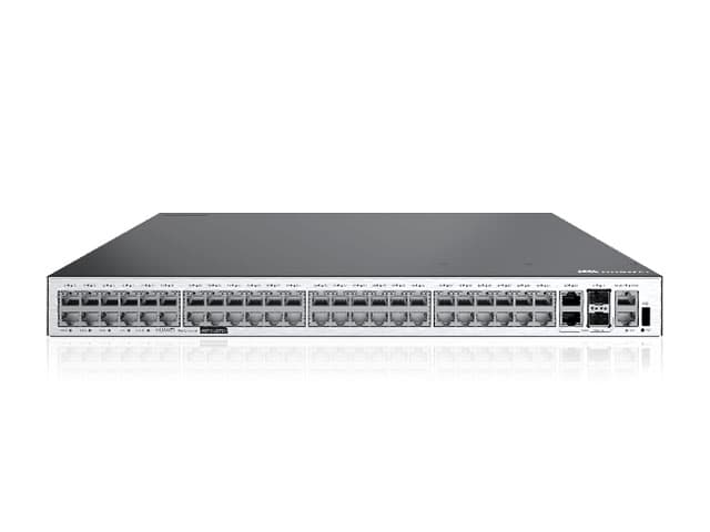 Маршрутизатор Huawei AR6710-L26T2X4, 2 порта 10GE SFP+, 2 порта GE RJ45, 24 портов GE RJ45, 4 слота SIC, 1 порт USB, 1 консольный порт RJ45, память 4 ГБ, флэш-память 2 ГБ, питание AC 100–240 В
