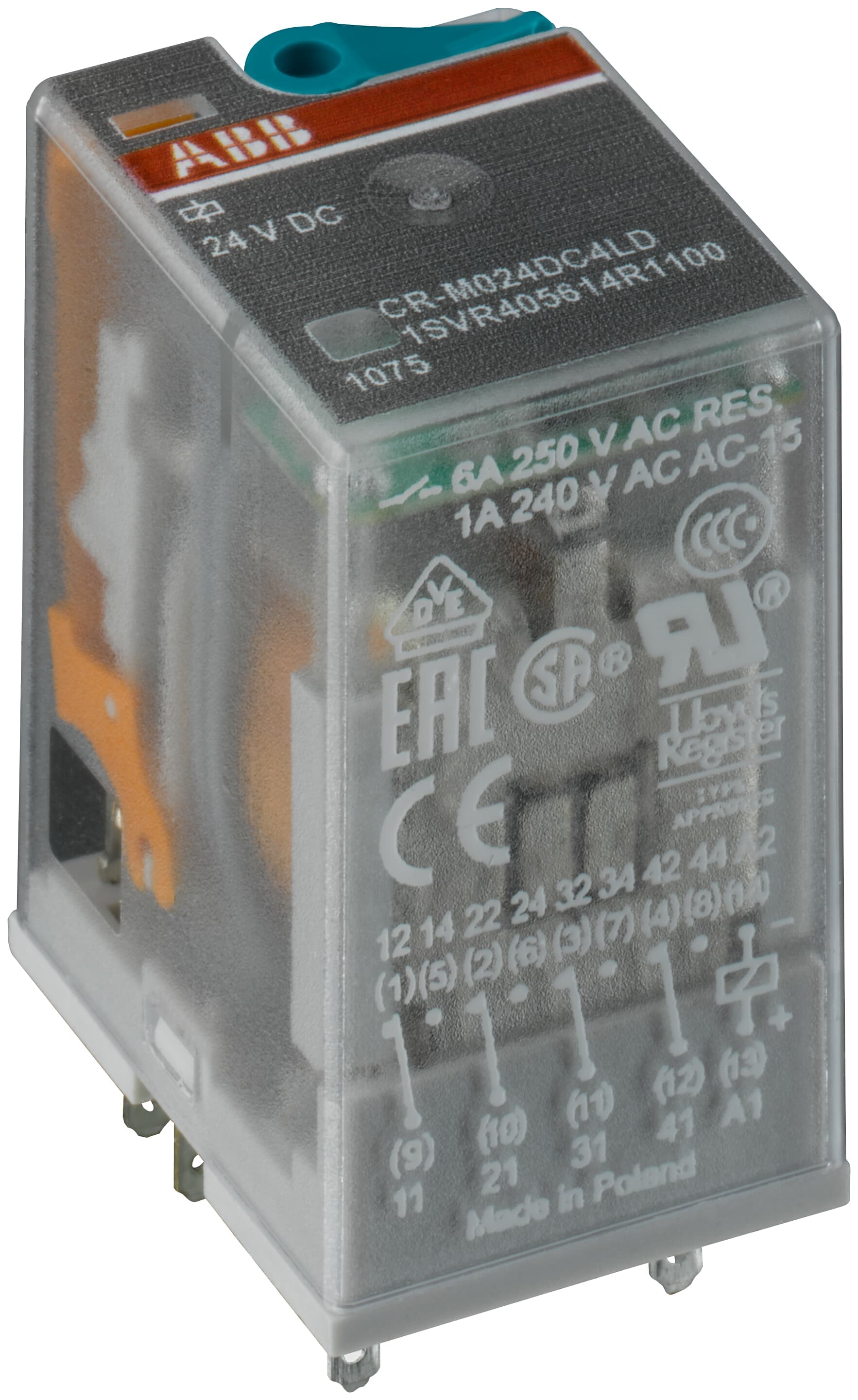Реле промежуточное ABB CR-M024DC4G