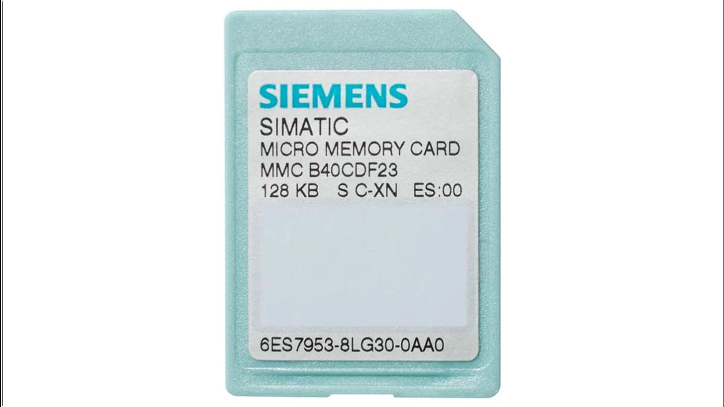 Карта памяти Siemens SIMATIC S7 6ES7953-8LG31-0AA0, 128 КБ, для контроллеров S7-300, C7 и ET 200