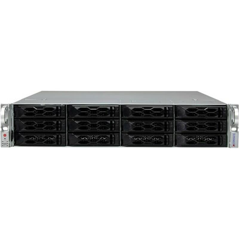 Сервер Supermicro SuperServer 621C-TN12R, 2U, 12 слотов 3.5" NVMe, блоки питания 1200 Вт 1+1. Процессоры Intel Xeon 6530 x2, память DDR5 32 ГБ x8, SSD 1.6 ТБ x4, GPU NVIDIA A100 80 ГБ x2, сетевые адаптеры Intel i350 2x 1GbE.