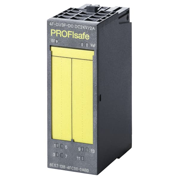 Модуль ввода-вывода Siemens 4 F-DI/3 F-DO ProfISAFE, ID 6ES7138-4FC01-0AB0