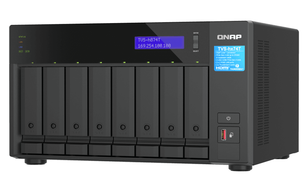 Сетевое хранилище QNAP QES TVS-h874T