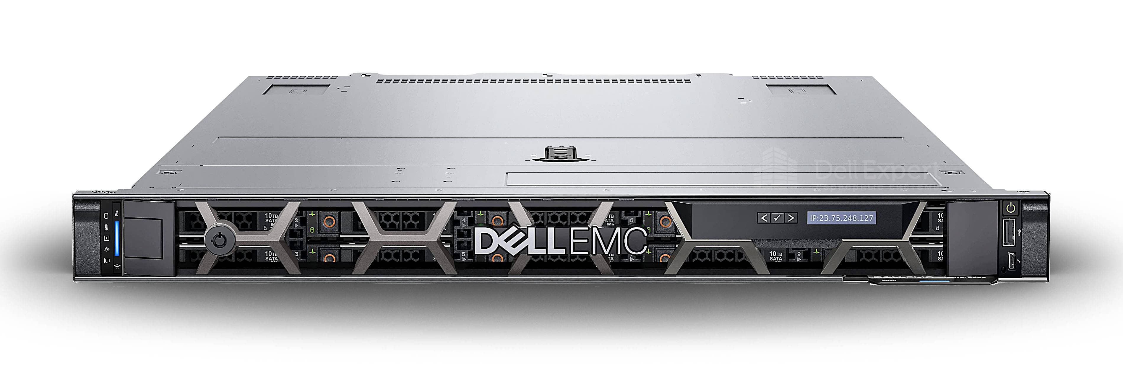 Сервер Dell R650/8x2.5"/Trusted Module/2xXeon Gold 6336Y/12x64GB DDR4/H355 RAID Controller/Remote Management/iDRAC9/2x 1100W PSU/Intel X710 Dual-Port 1GbE (5720)/Broadcom 57416 Dual-Port 10GbE SFP+/LPe35002 Dual-Port 32Gb HBA/BOSS-S2 M.2 240GB/Guide Rails