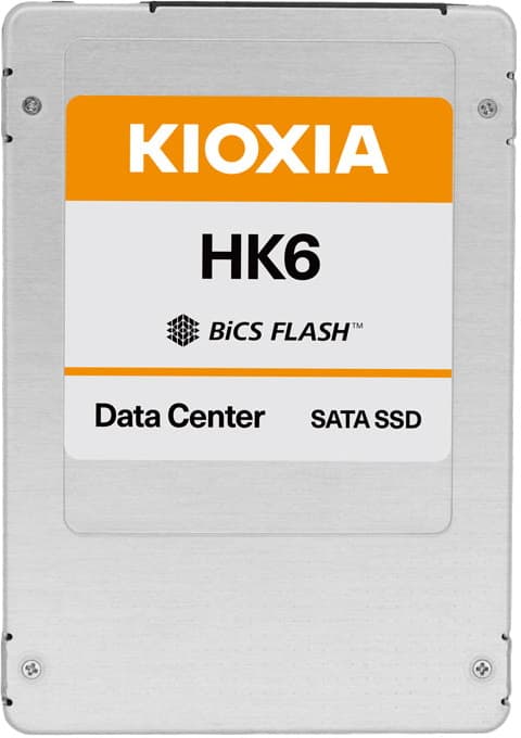 SSD накопитель KIOXIA HK6-R Enterprise KHK61RSE7T68, 7.68 ТБ, 2.5", SATA 6Gb/s